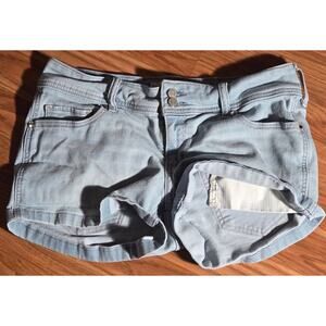 Hollister Low Rise Light Wash Denim Jean Shorts - Size 10